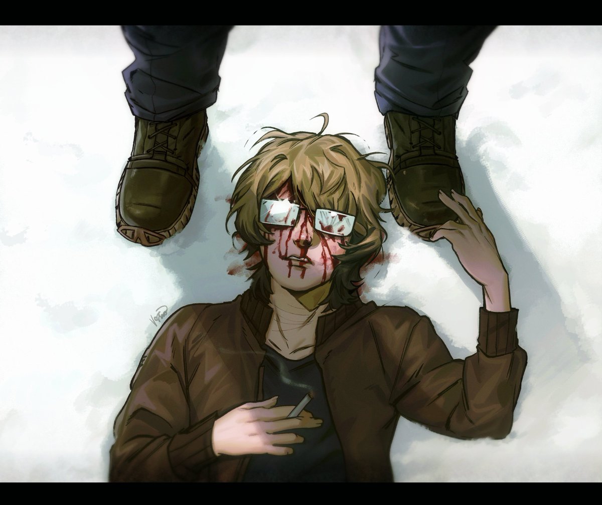 VENNro0's tweet photo. (OC x Ticci Toby) https://t.co/h1EwRaJHc4