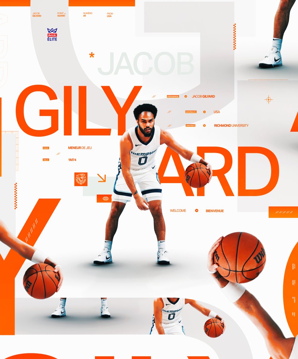BCMBasket's tweet photo. 𝗪𝗘𝗟𝗖𝗢𝗠𝗘 𝗝𝗔𝗖𝗢𝗕 🧡

Après la blessure de Vafessa Fofana, le @BCMBasket va renforcer son effectif avec l’arrivée de Jacob Gilyard, meneur Américain âgé de 27 ans 🇺🇸

👉🔗 https://t.co/tqBjAlwyYZ

#MoreThanTheNorth https://t.co/WCPTVmbVg9