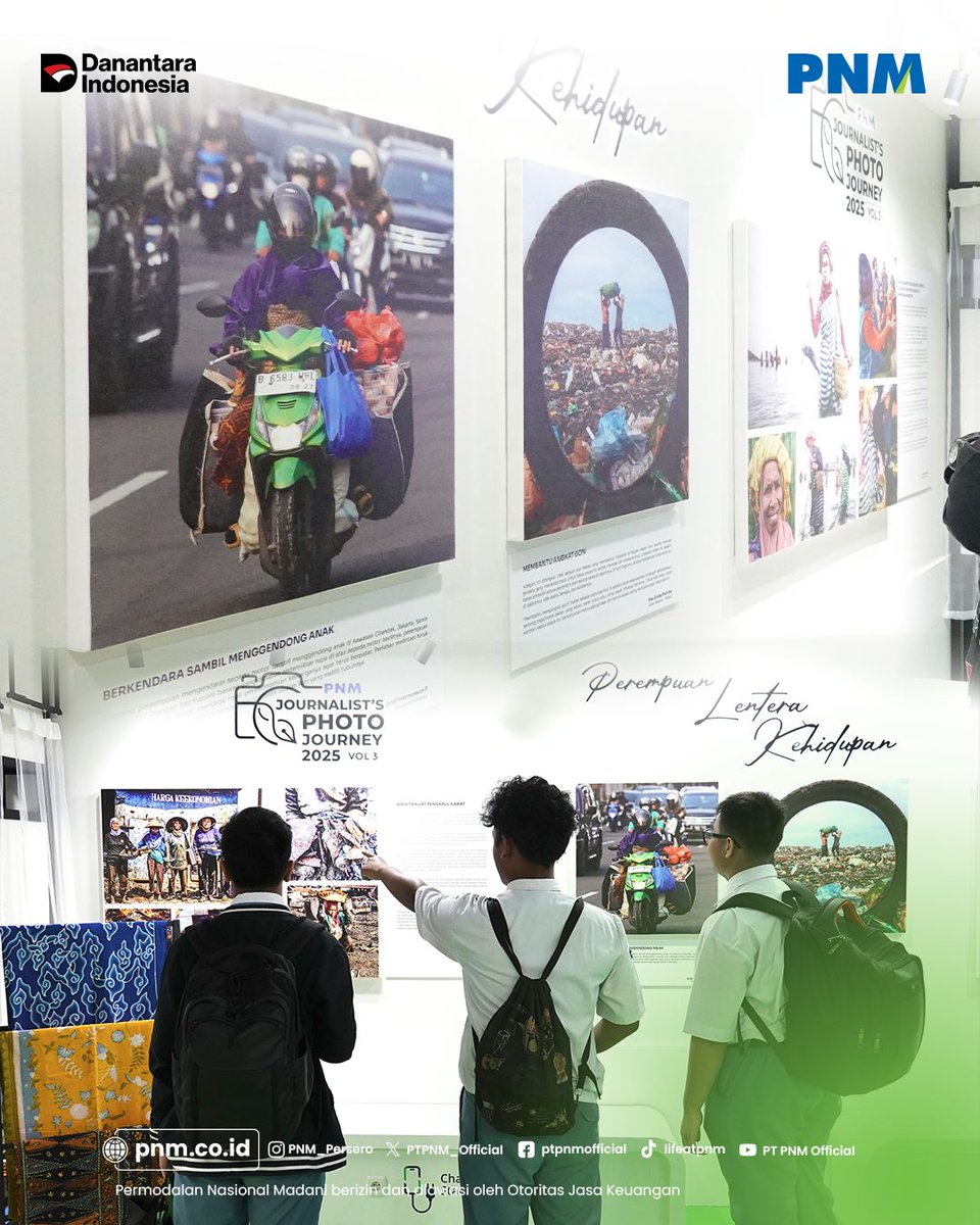 Melalui PNM Journalist’s Photo Journey Tahun 2025, PNM kembali membuka ruang apresiasi bagi karya jurnalistik yang merekam kisah perjuangan Perempuan, dengan cara yang sederhana, namun kuat

#PNMPemberdayaanUMKM #PNMUntukUMKM #PerempuanLenteraKehidupan #JournalistPhotoJourneyVol3