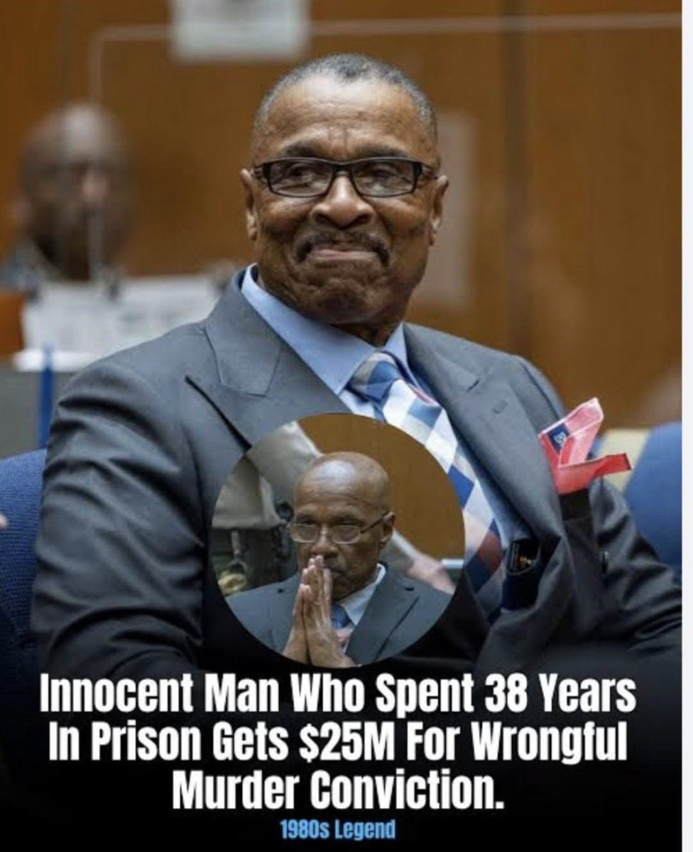 MelanatedTalk's tweet photo. Money can’t replace the time he lost behind bars, but the rest of his life can definitely be the BEST of his life!
Congratulations sir. May this encourage others who are wrongfully imprisoned.
#Inmate #Prison #WrongConviction #BlackMen #Millionaire #Lawsuit https://t.co/0joQKy23GO