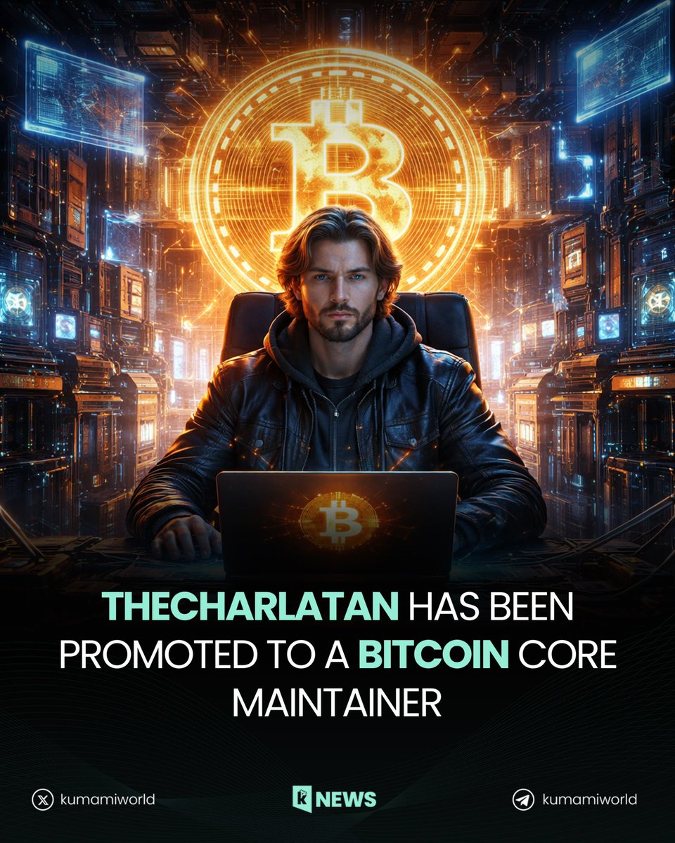 Bitcoin Core just expanded its inner circle. TheCharlatan joins Marco  Falke, Gloria Zhao, Ryan Ofsky, Hennadii Stepanov & Ava Chow as the sixth  maintainer with master branch power. First addition since 2023—proof