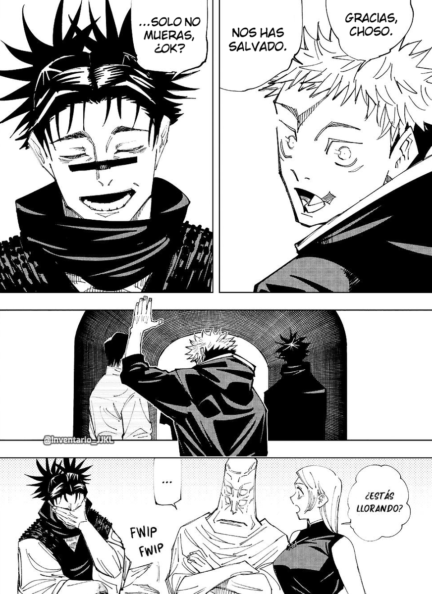 Mañana al fin veremos esta escena animada 🥹💜🧡

#JujutsuKaisen #JJK