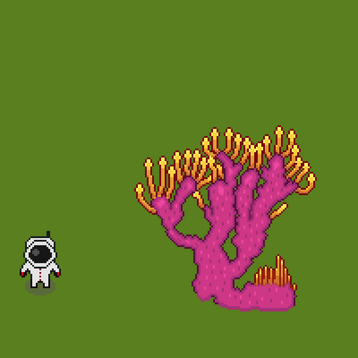 ayubhimdad's tweet photo. Practicing some alien trees after a long break from art #pixelartist #pixelart #gamedev #pixeltree https://t.co/BRT3ZiNUU3
