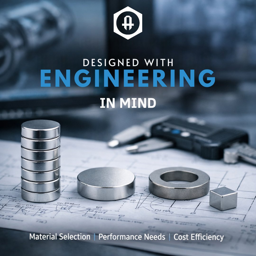Choosing the right magnet matters.
Our engineering team helps customers design reliable solutions using conventional magnets, without overcomplicating the process.
amazingmagnets.com/custom-magnets/