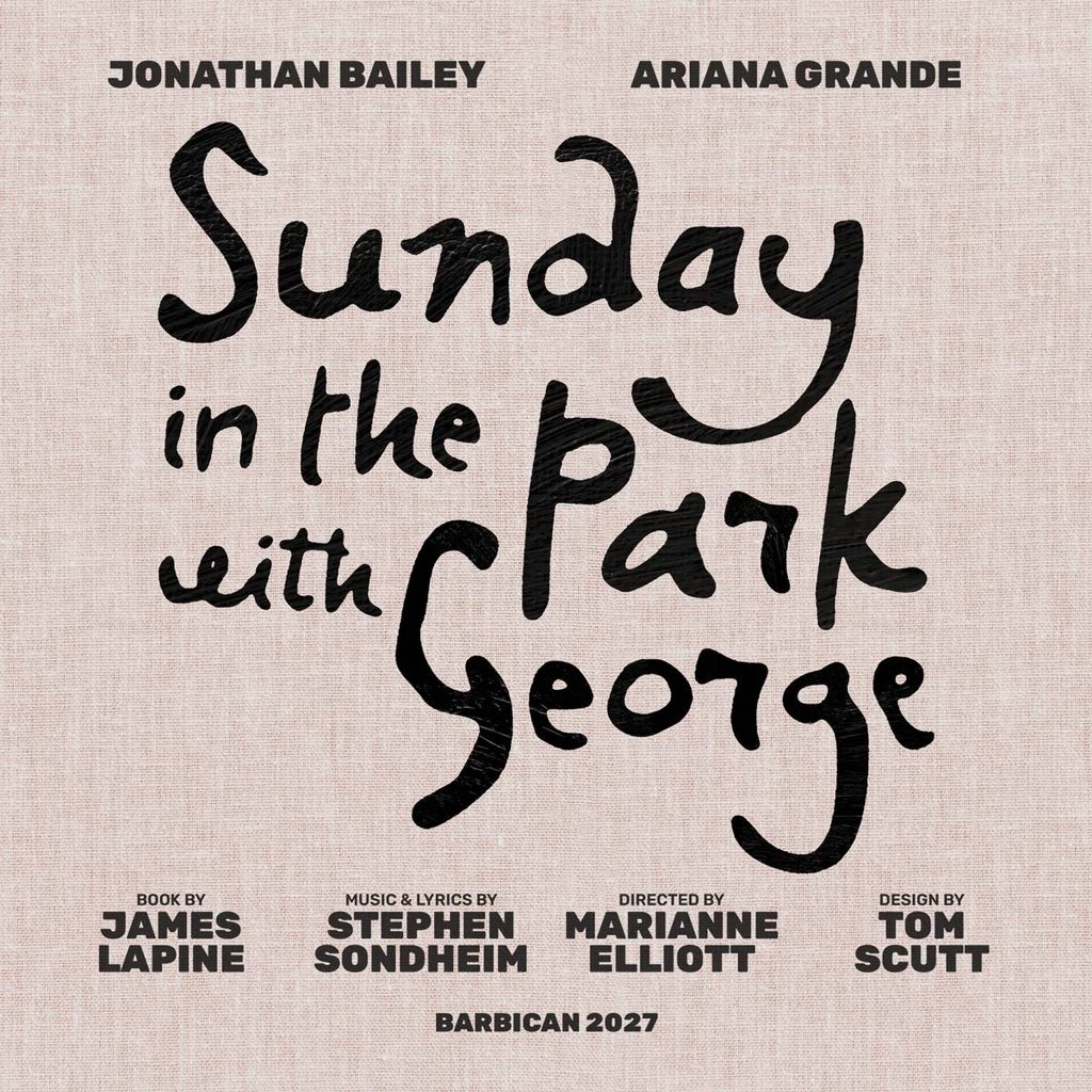 HitsAndCharts's tweet image. 'Sunday in the Park with George'  will be held at the Barbican Theatre.

It has a 1,156 seat capacity.