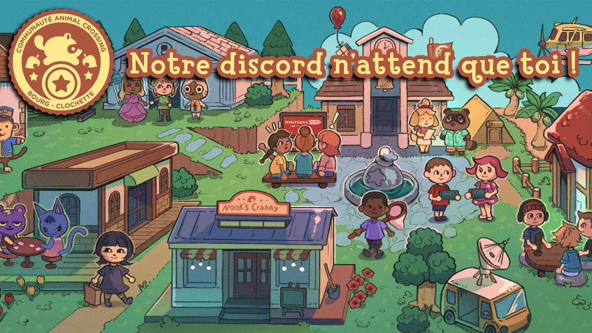 BourgCloAC's tweet photo. Tu n'as pas de copains pour jouer avec toi sur la 3.0 de New Horizons ? Pleure pas, Bourg Clochette est là !Rejoins notre discord et intègre LA communauté des gros boucleu... fans d'Animal Crossing !

Ca se passe ici ➡️https://t.co/Ixz5vsnX5r

Illu par @moe_station https://t.co/1AReJHYrAM