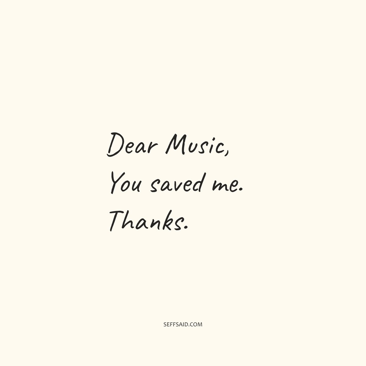 SeffSaid's tweet image. Dear Music...