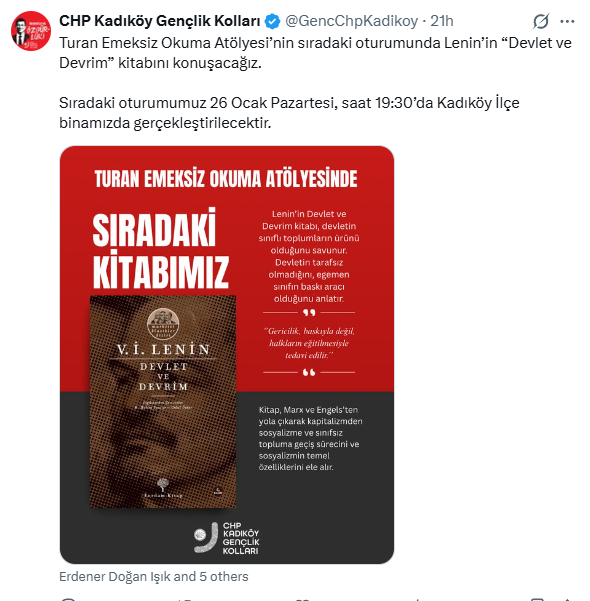 CHP'deki Menşevizm yeniliyor galiba...