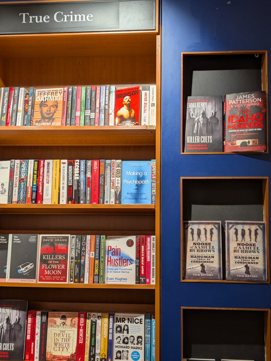 nick_kevern's tweet photo. To see your book surrounded by other great true crime books...it really doesn't get any better. The Noose of Samuel Burrows is in excellent company. 

https://t.co/u5aWaNhCOQ https://t.co/BQdRlSNy73