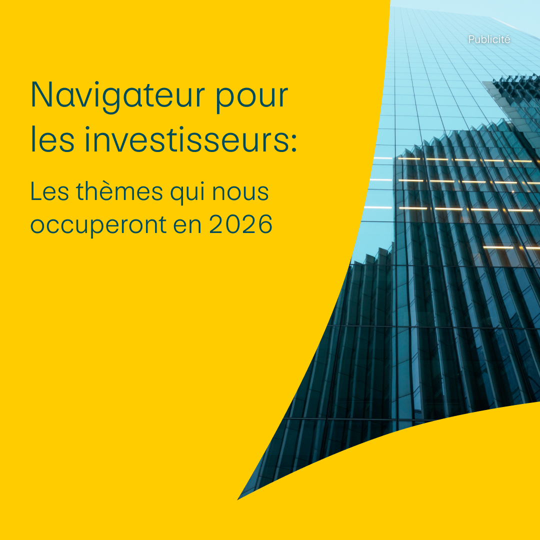 PostFinance's tweet image. 2025 fut intense sur les marchés. Les évolutions clés à long terme indiquent les opportunités et risques. Nous présentons quatre de ces évolutions dans le navigateur pour les investisseurs 2026.

🔗 bit.ly/4sA9Fin

(Mentions légales: bit.ly/4jzfR5X)