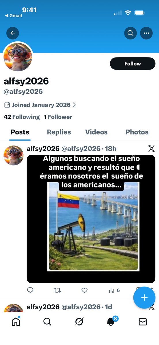 rosalytrainingc's tweet photo. @alfsy2026 @NTN24 Cuenta creada en enero 2026 para apoyar a Maduro… bot detectado (aunque la foto de perfil define muy bien el grado de inteligencia de los posts) https://t.co/qrZLedn9ig