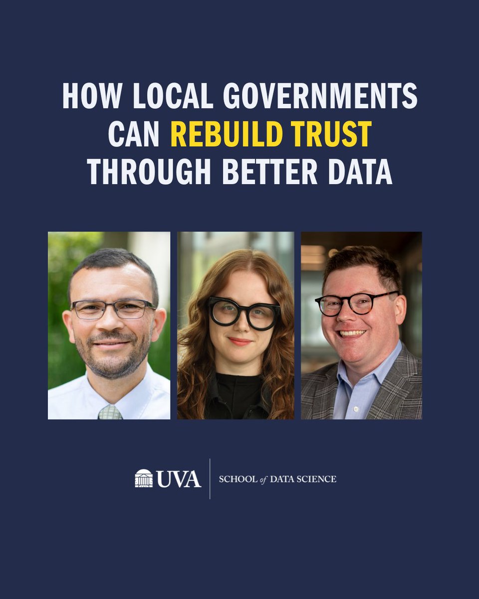 UVA School of Data Science tweet media