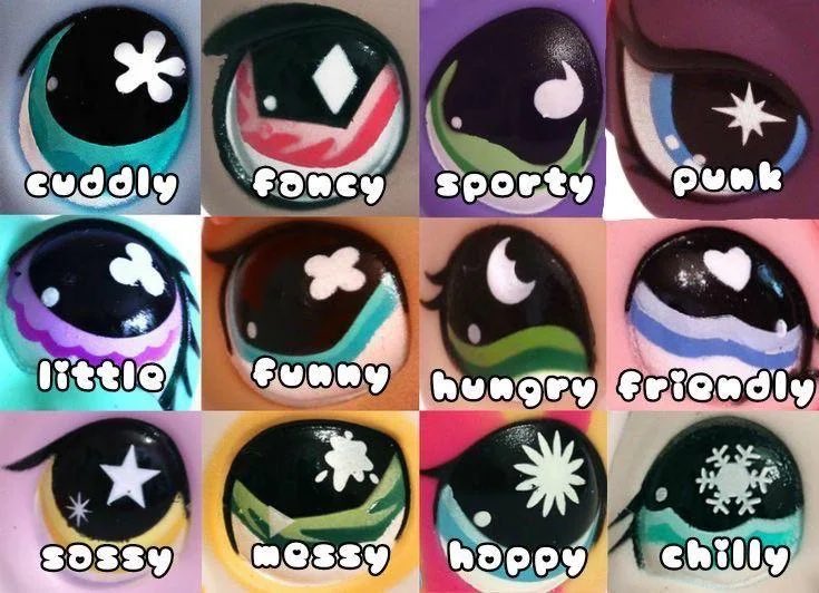 also little fact for those not lpspilled the lps eye shine shapes indicate personality types ( i have one selected for each of the ninja ) but here jay's is funny and cole's is hungry