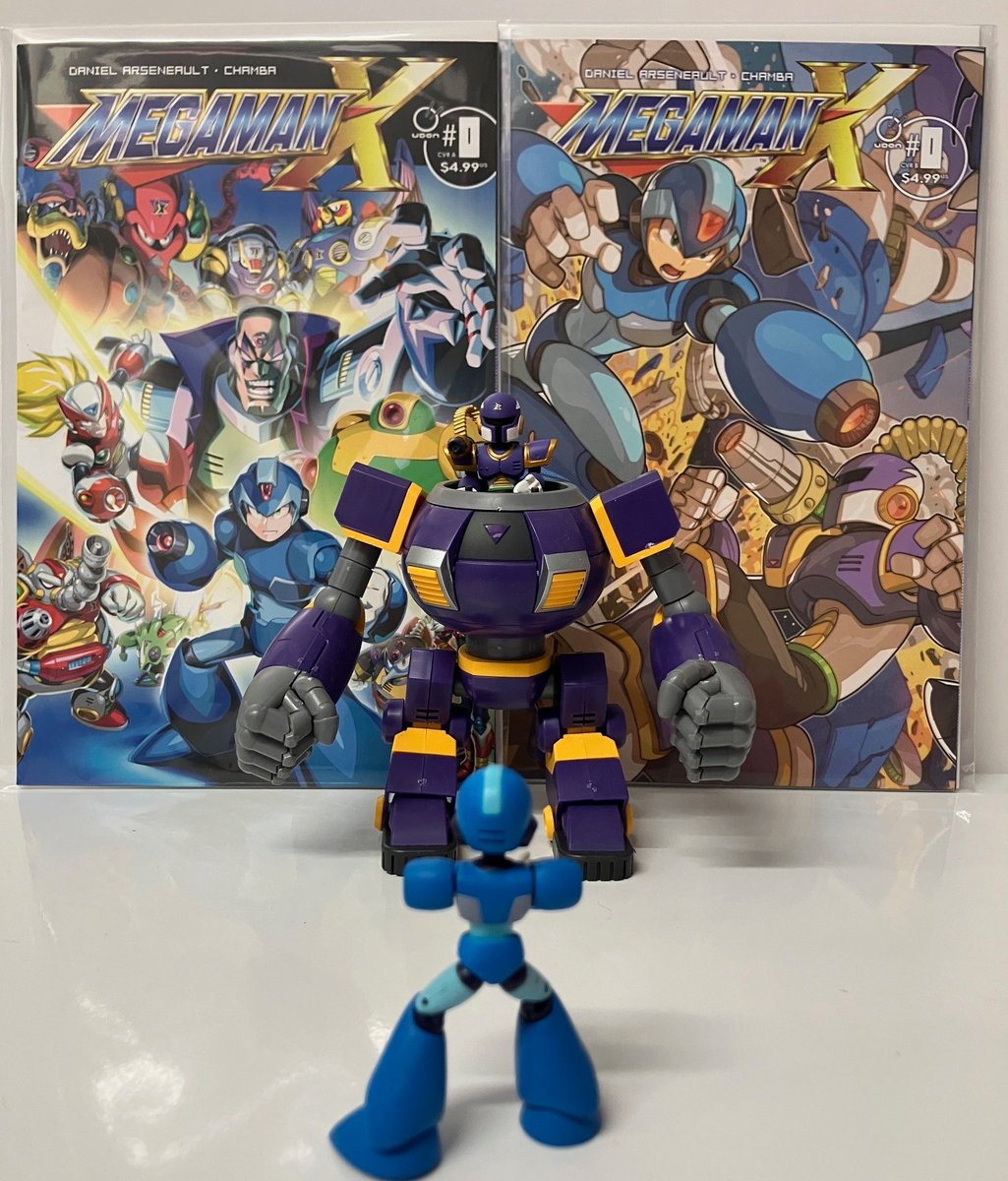 Protoman's tweet image. 🔥 It's NEW COMIC BOOK WEDNESDAY! 🔥

Mega Man X #0 drops in all comic shops around the globe TODAY!

Be sure to pick up the first step in X's journey to stop Sigma and learn more about his own past!

Story by me (@Protoman)
Art by Chamba (@theCHAMBA )
Retail Covers featured by…