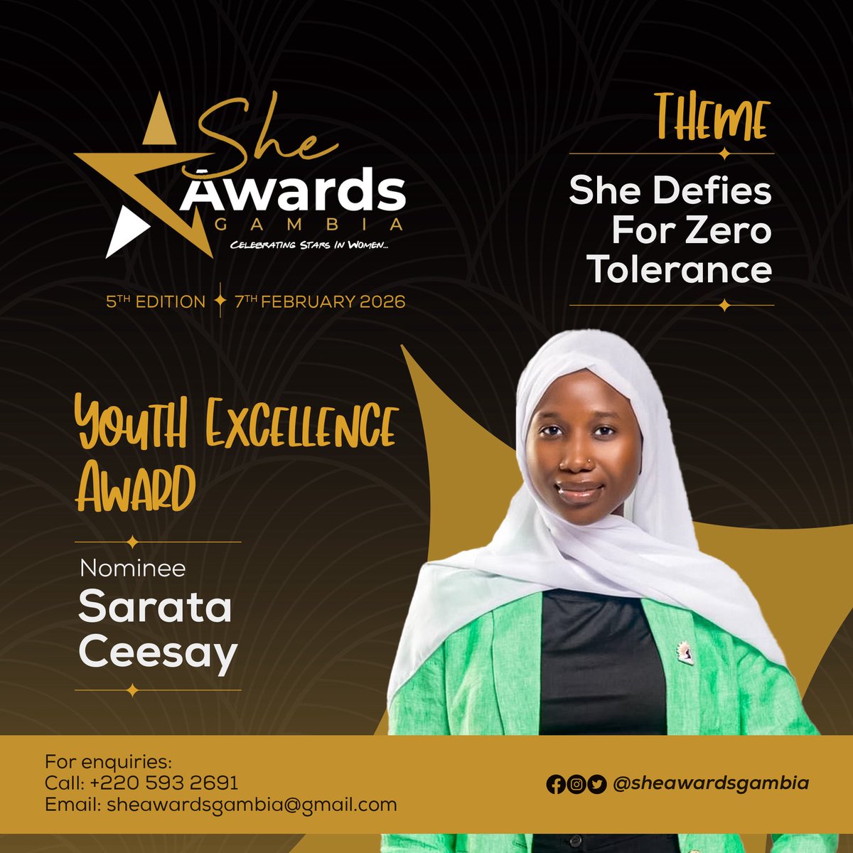 She Awards Gambia tweet media