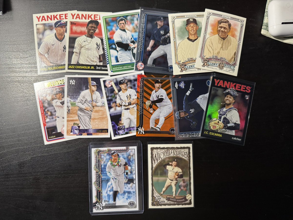 <a href="/84baseballcards/">84Cards • Daily Team B/S/T</a> <a href="/thecrdboy/">crdboy</a> <a href="/GotdemCards/">GotdemCards</a> <a href="/AiMCollectibles/">Adventures into Mystery ⭐</a> <a href="/sports_sell/">@SPORTS_SΞLL</a> Yankees Lot $8 bmwt