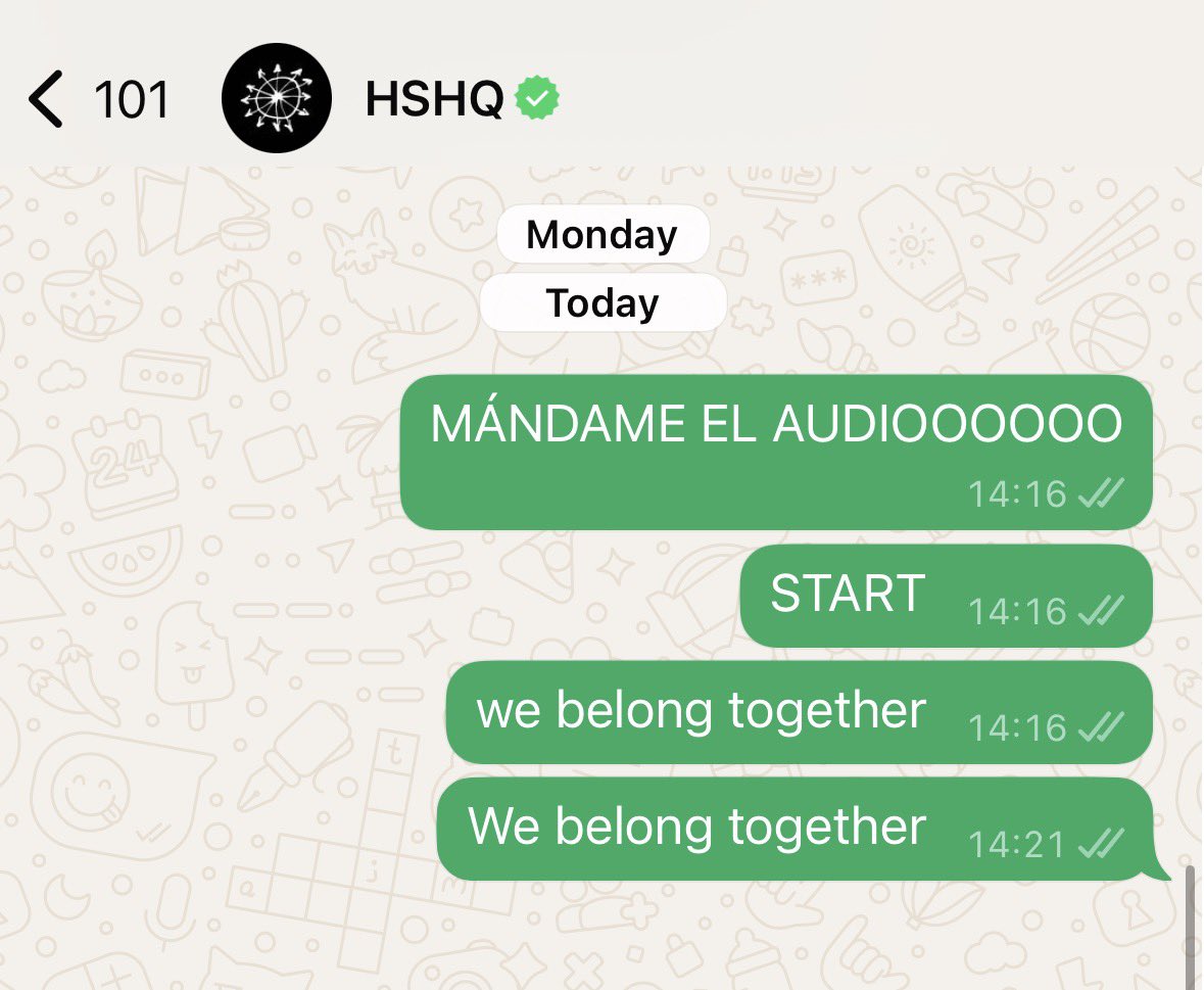 sprstyles's tweet image. yo solo quiero el audio 😭