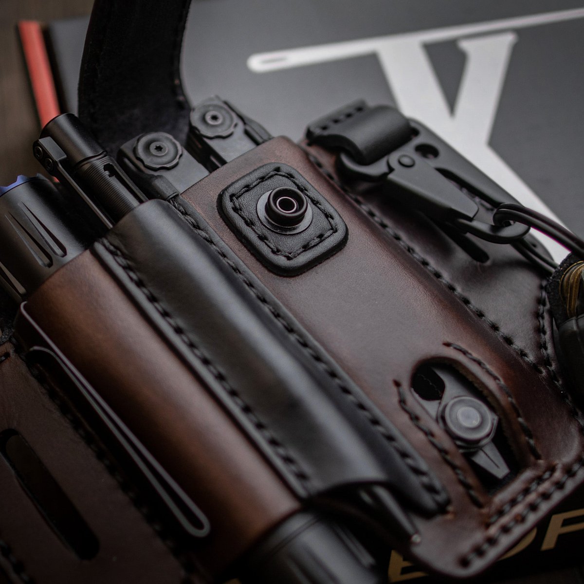 Products's tweet photo. Handcrafted leather gear for your EDC essentials. Secure, stylish, and built to last.