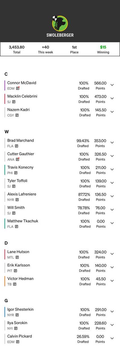 swoleberger's tweet image. Plot twist: I win the best puck