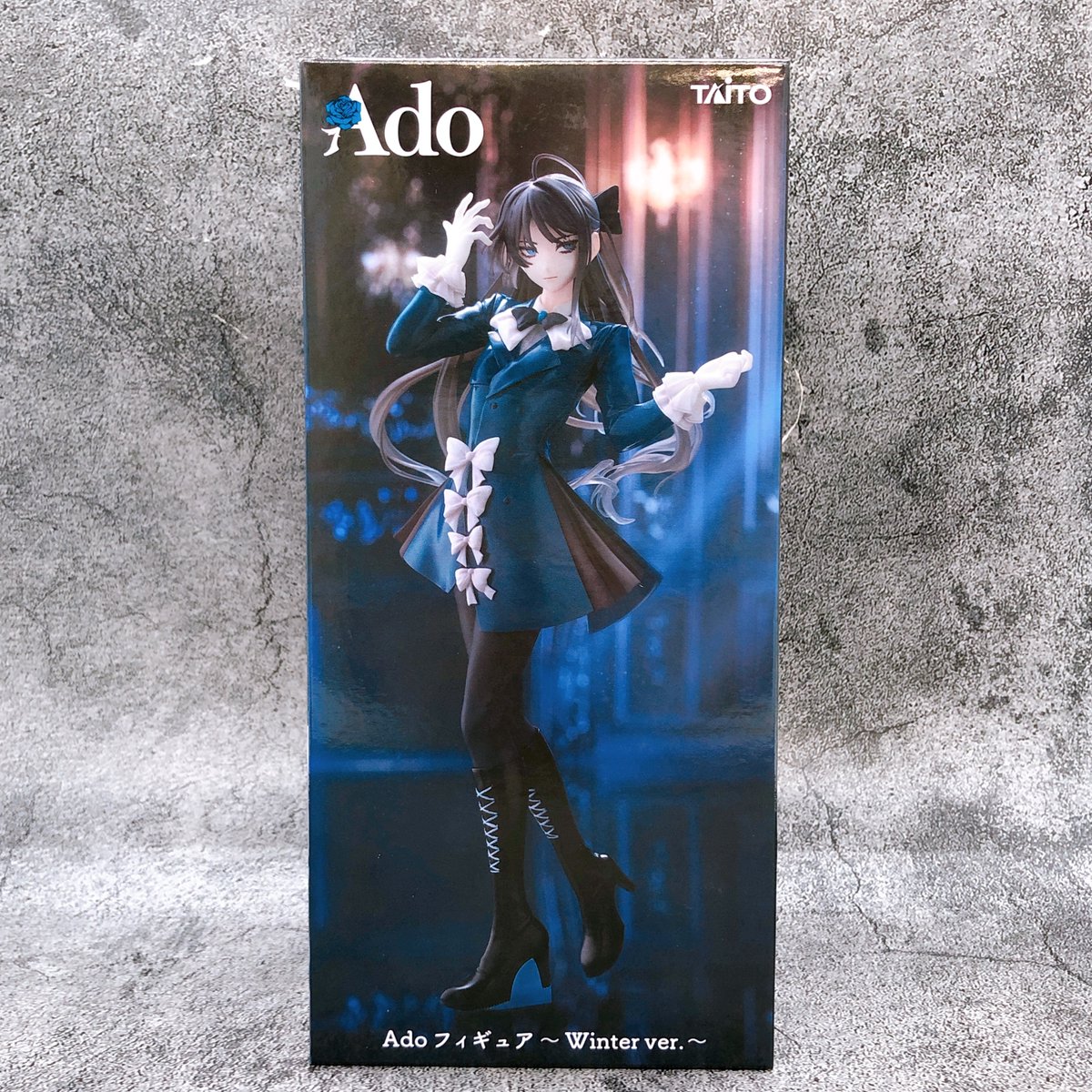 Products's tweet photo. Discover the exclusive Ado Winter ver. figure from Taito Japan. Authentic anime collectible now available!