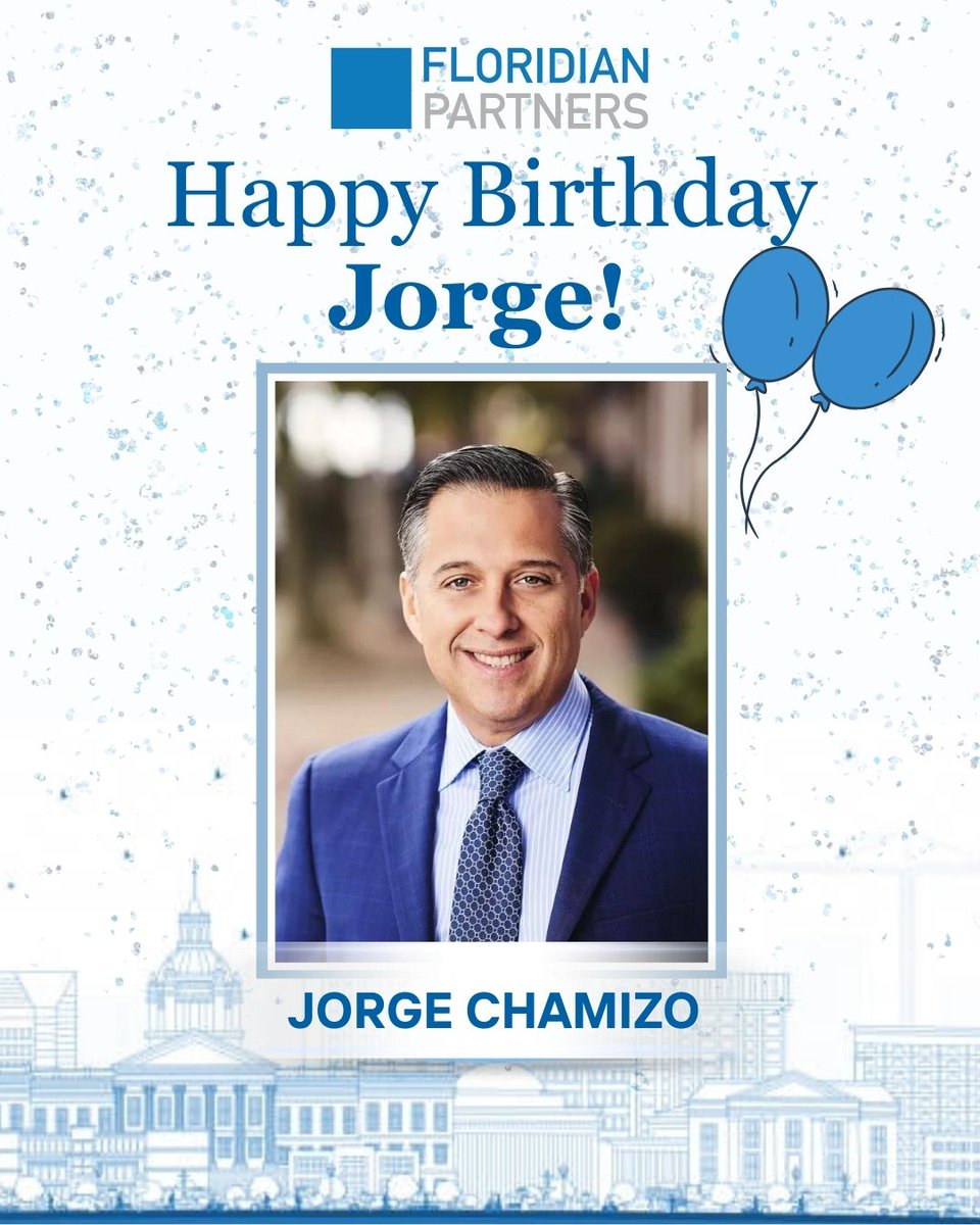Join us in wishing Mr. Jorge Chamizo a very happy birthday! Thank you for all you do for the #FLAP family! 🥳

#Chamizo #Tallahassee #Miami

<a href="/jorgechamizo1/">Jorge Chamizo</a>