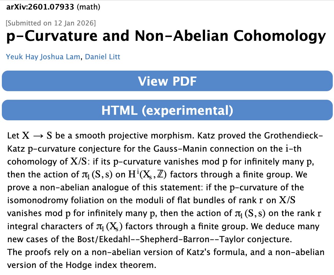 New paper with Josh Lam, about which I'm really excited! I want to try to briefly explain what the point is in this thread.