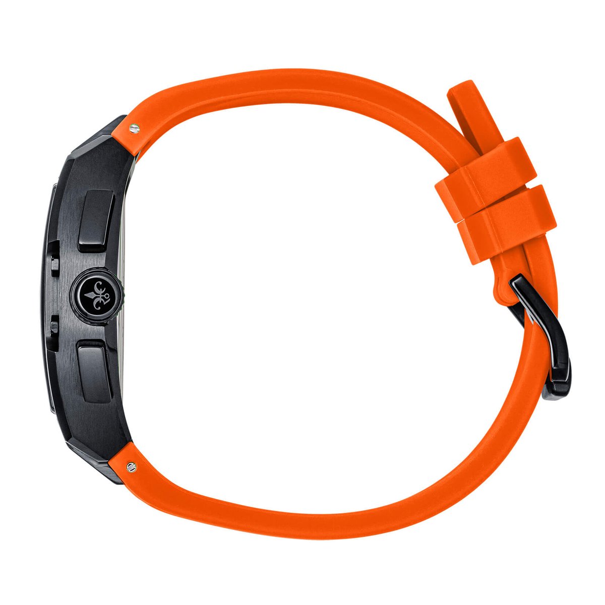 Products's tweet photo. Bold neon orange watch for the intrepid spirit. Stand out with style.