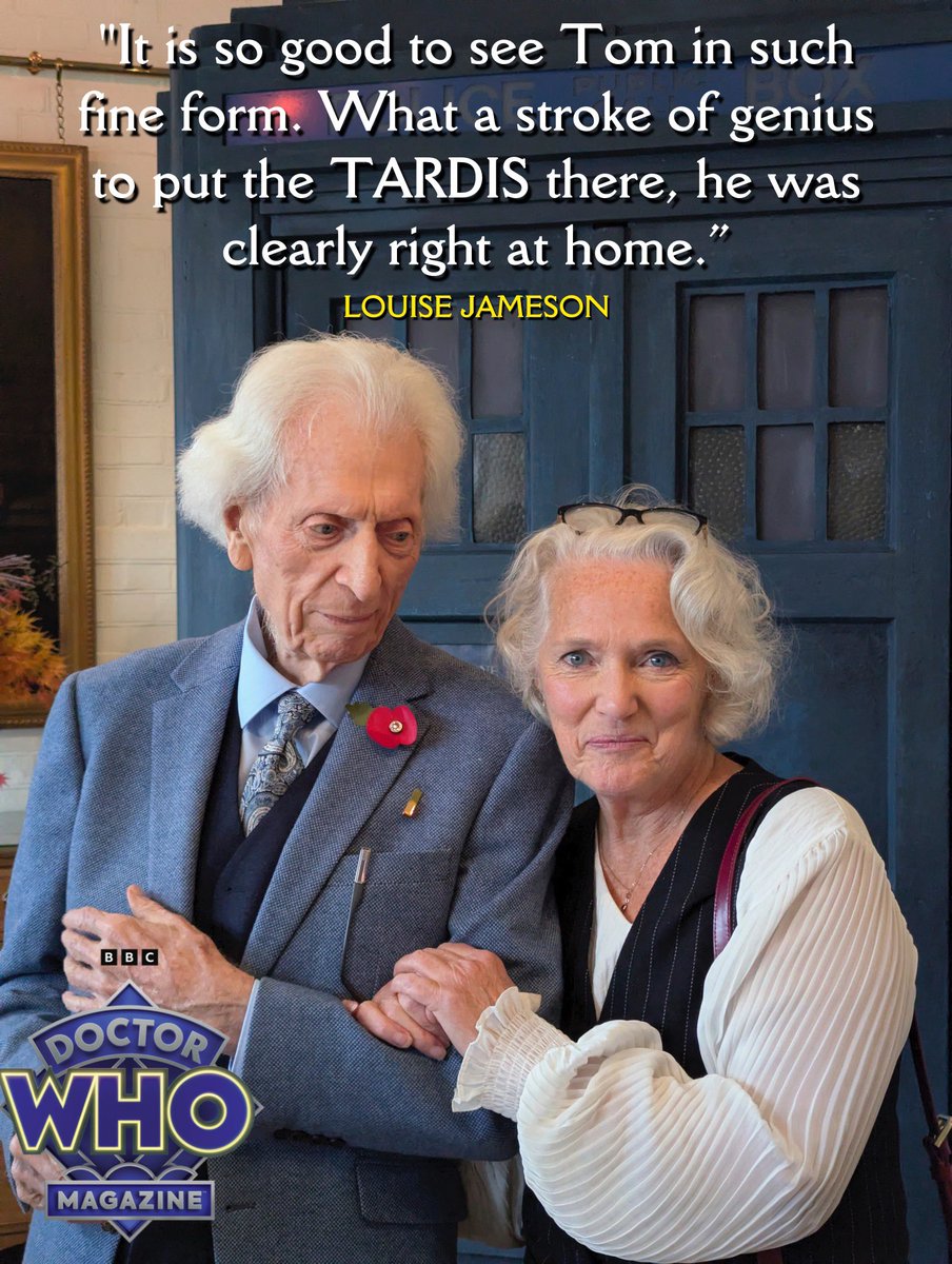 DWMtweets's tweet image. 🎂 Tom Baker turns 92!
🏅 Appointed an MBE in November, he chose a local investiture at Hole Park-making it gloriously wacky in true Tom style, including 2 iconic Doctor Who costumes, a Tardis, Daleks &amp;amp; K9!
📸 Full story in Doctor Who Magazine 625-out now!

#DoctorWho #dwmtweets