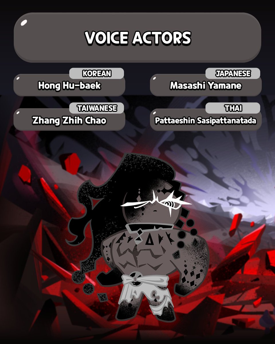 CRKingdomEN's tweet image. Spoiler alert, this Cookie has joined the Cookie Kingdom! 🦠 Introducing George C. Owens as the voice of #MoldDoughCookie! 🧪🖤

#CookieRun #CookieRunKingdom #CRK