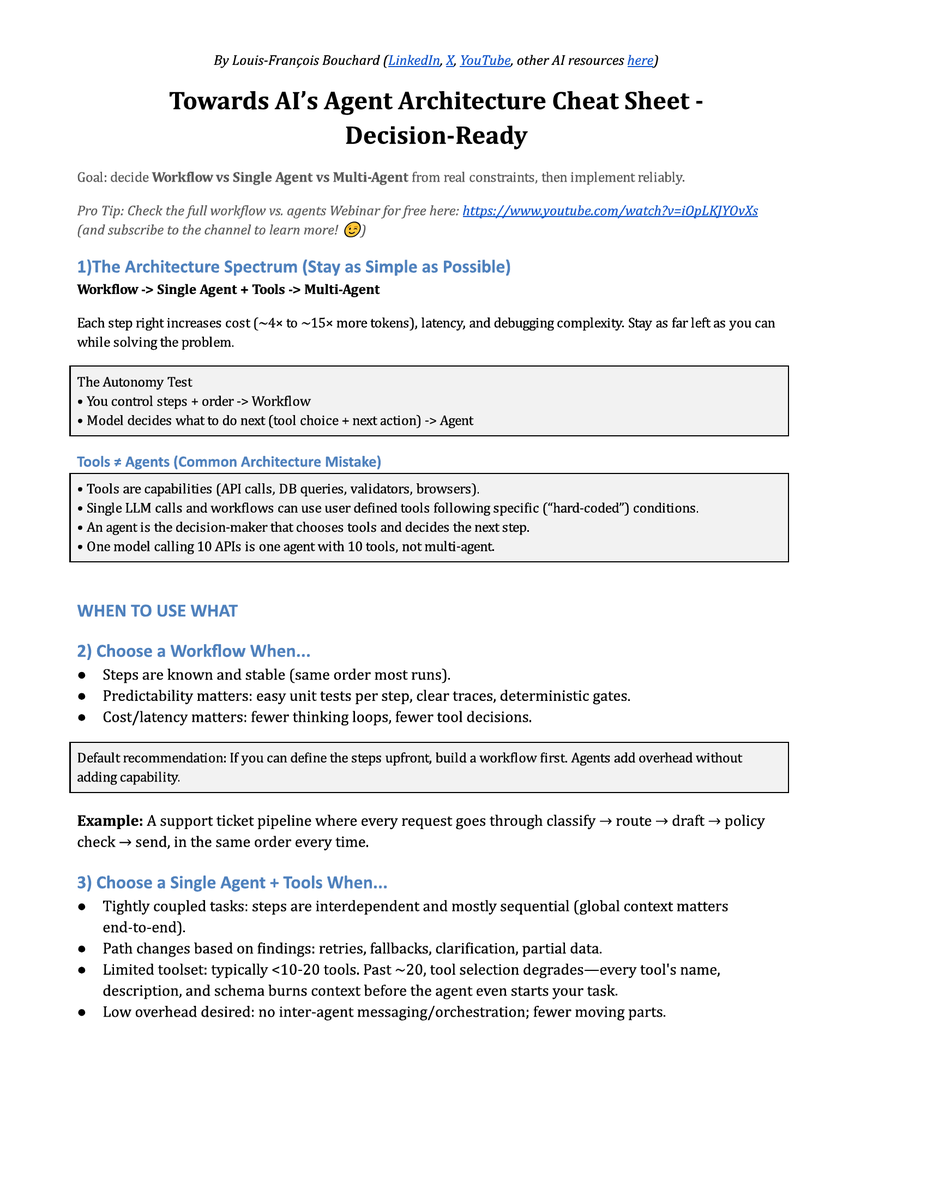 Multiple APIs ≠ Multi‑Agent: Use One Agent Wisely