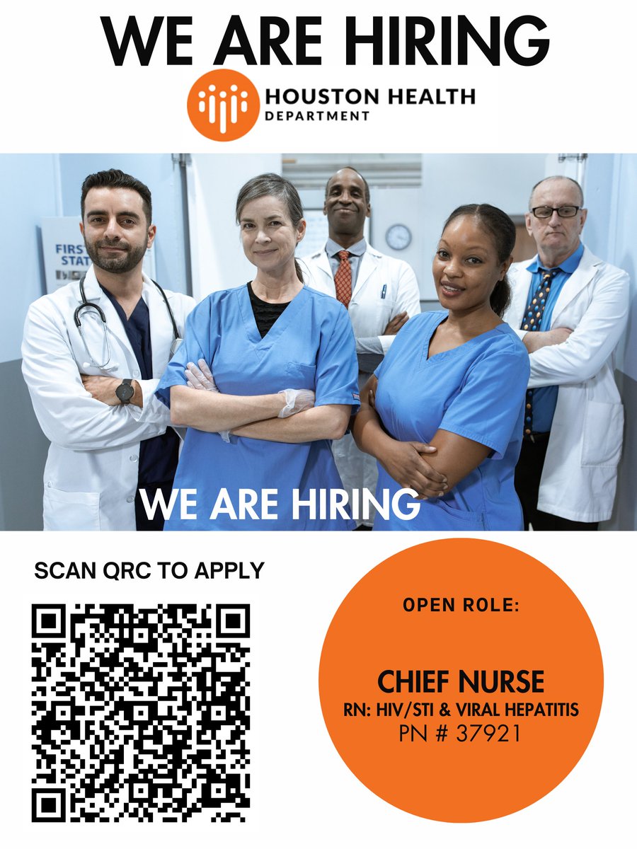 If you're ready to contribute to public health and serve the people of Houston, we want to hear from you! Apply now and help us spread the word by sharing this post with your network. 👇 
ayrs.io/XscjH_