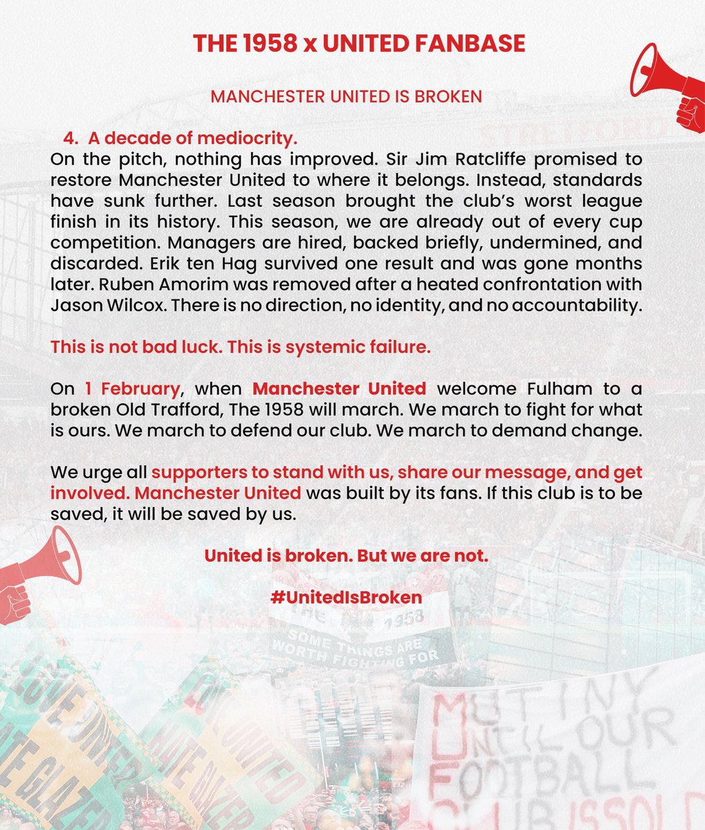 ThatGuyWale_'s tweet image. Manchester United Football Club is broken due to poor management and ownership. 

#UnitedIsBroken