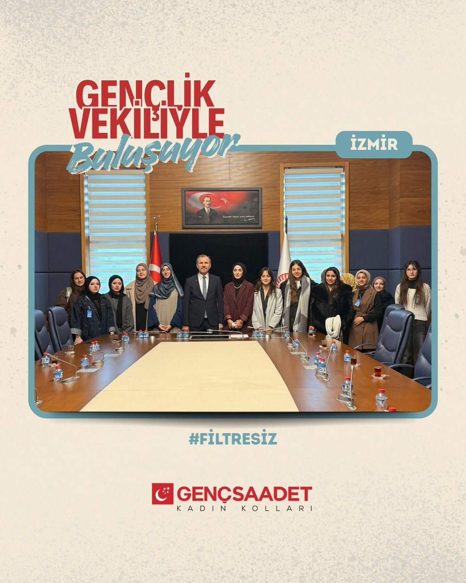 Gençlik Vekiliyle Buluşuyor!

Kadın Gençlik Kolları Başkanımız Sümeyye Esma Yurt, İzmir Kadın Gençlik Kolları Teşkilat Başkanımız ve  gençlerimizle Ankara Milletvekili Mesut Doğan beyfendiyi mecliste ziyaret ettiler.
 #filtresiz