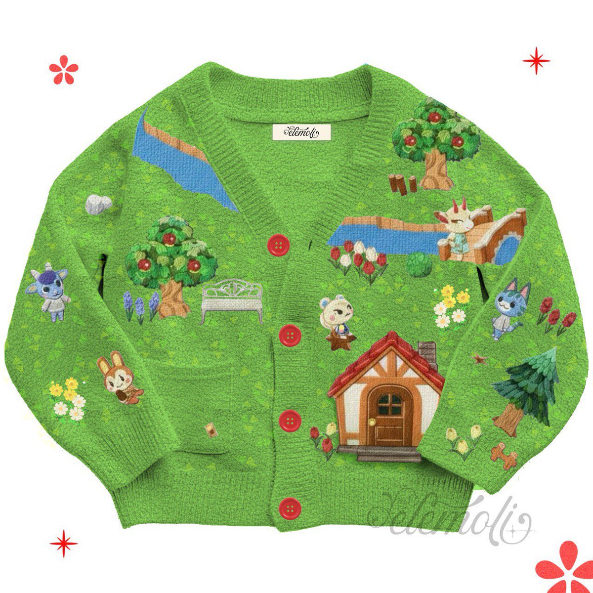 Today I offer you a ACNH cardigan I designed!!! 🤲

Should I???