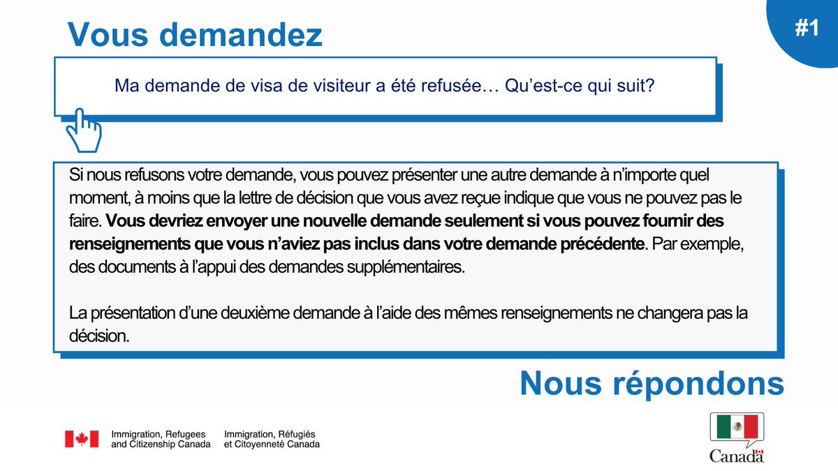 Ou pran refi?😮
Ou ka fè yon lòt demann san pwoblèm😉
Pa bliye mete tout dokiman nesesè yo nan dosye w ☝️
Chwazi rezon w ap vwayaje a epi al pran enfòmasyon nan lyen sa : bit.ly/4ceiGEm
Al li gid sa sou fason pou mande yon viza : bit.ly/3ytbark