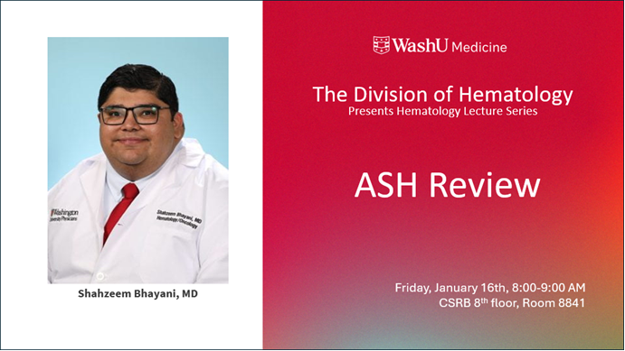 WashU Medicine Division of Hematology tweet media