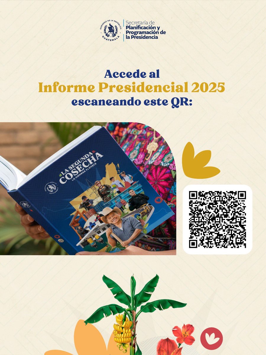 La Segunda Cosecha ya está aquí👇🏾
Presentamos el *Segundo Informe de Gobierno*, un ejercicio de rendición de cuentas para compartir lo que hemos logrado, lo que estamos construyendo y los desafíos que seguimos enfrentando.
Te invitamos a conocer resultados rebrand.ly/InFormE2025