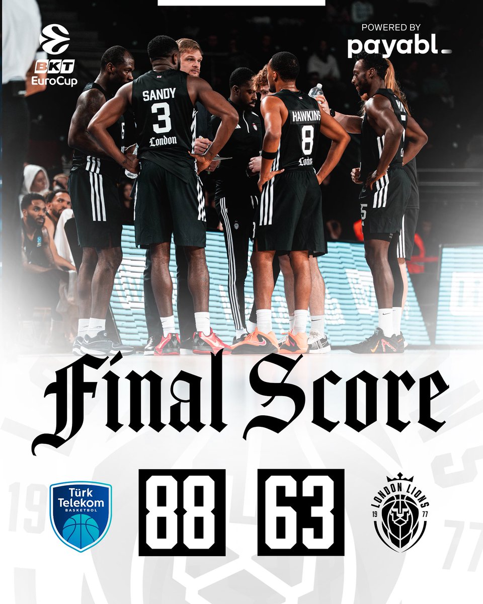 No margin left - our playoff hopes ride on the next few games.

#WeAreLondon