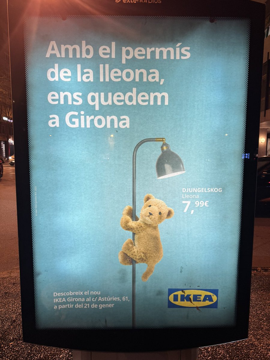 Normalment els anuncis hiper locals que s’han posat de moda em fan molta ràbia, però aquest he d’admetre que és molt cuqui