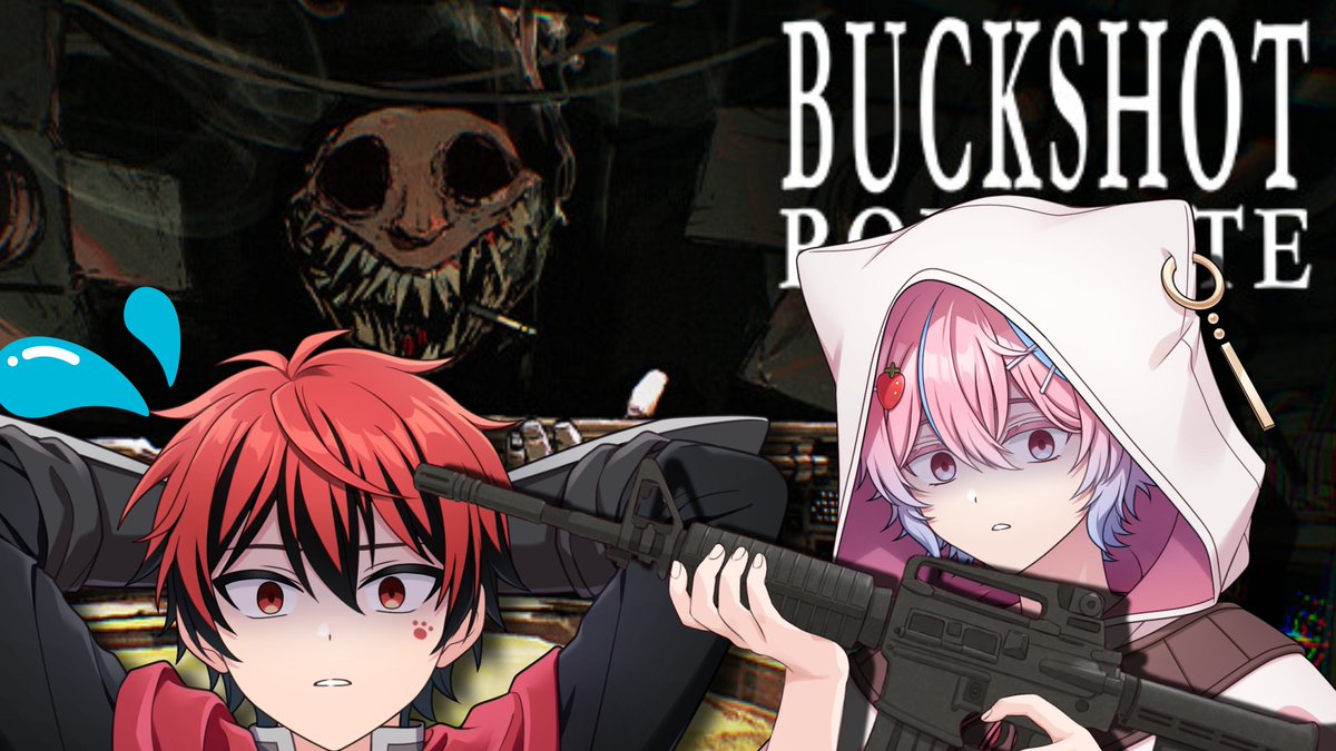 Uragaes_Sekaiwo's tweet image. ✨ウラセカ２人コラボ配信のお知らせ✨

それぞれの絡みも楽しんじゃおう！

本日のパーティメンバーは…
『❤️あーるん。✕つむぎ🩷』

21：00～配信開始！お楽しみに！

【Buckshot Roulette】ショットガンでロシアンルーレット!?生き残るのはどっちか!!
youtube.com/live/zYyc4rJqa…