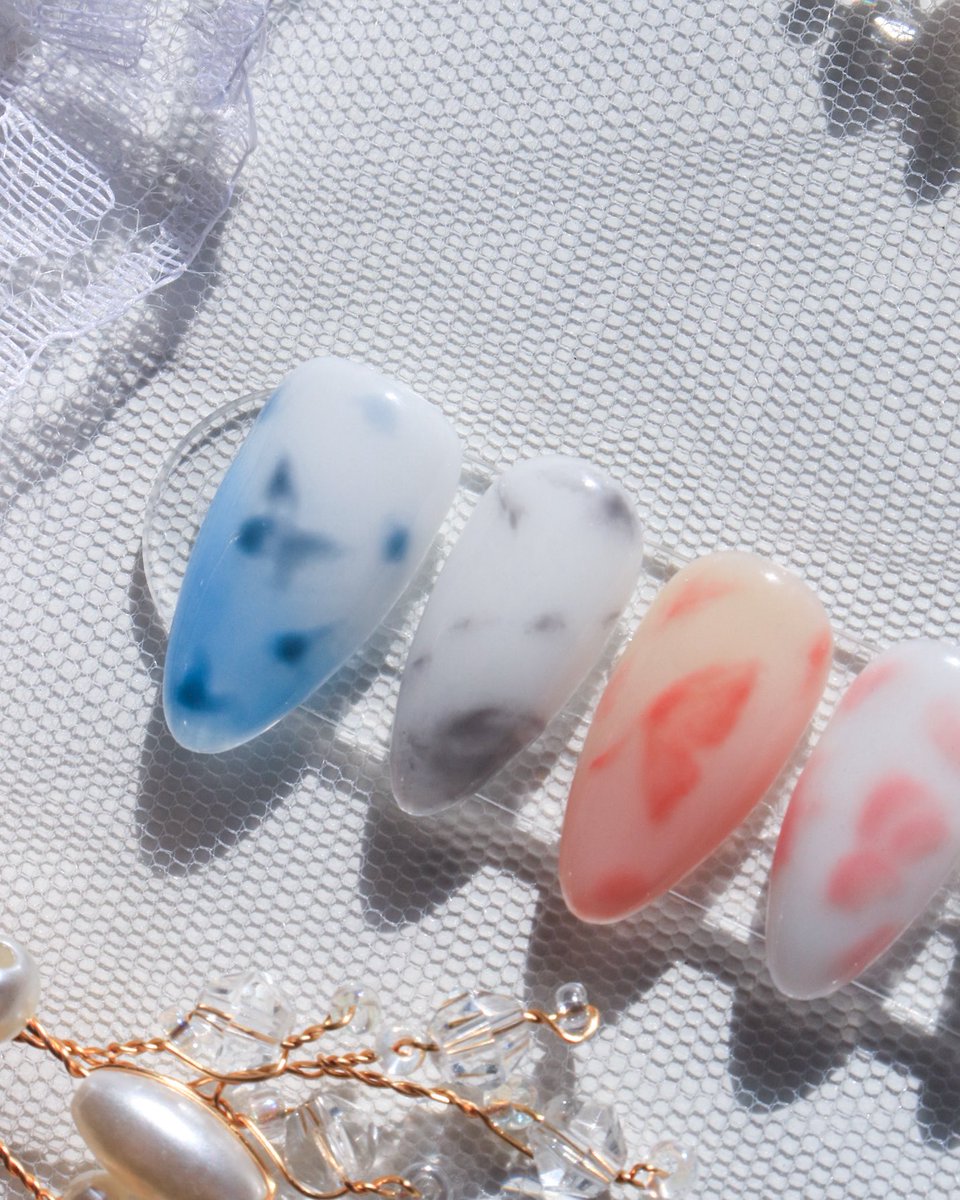 peachynailco's tweet image. The Most Beautiful Moment in Life: 화양연화 🦋✨