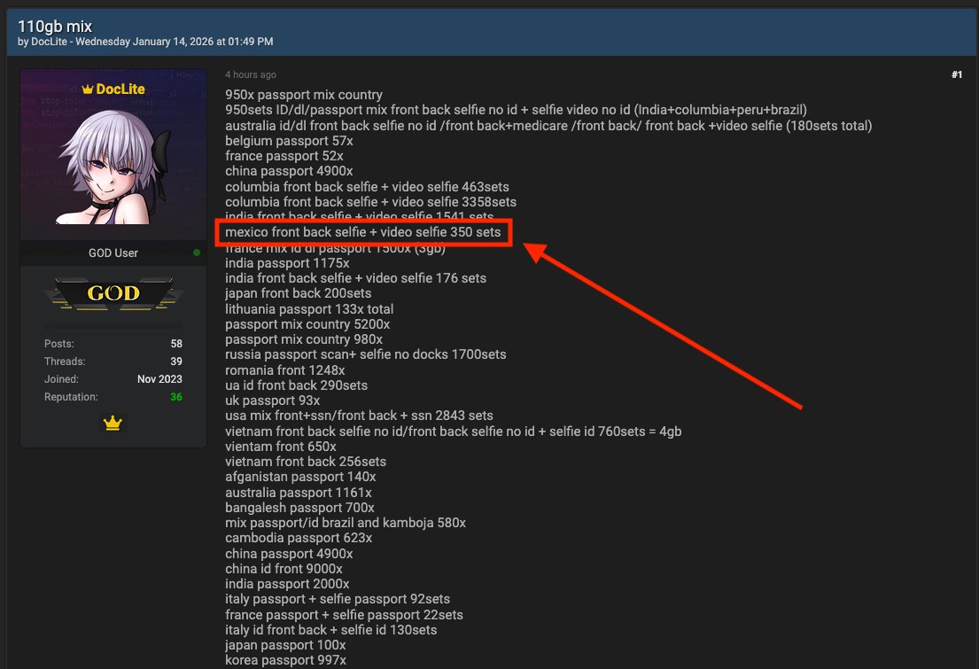 ivillasenor's tweet image. Y no exagero: justo acaban de poner en venta kits de selfies y videoselfies de mexicanos. El mercado es real y el riesgo de suplantación es elevado.

Imaginen que te suplantan, registran una línea a tu nombre y cometen un acto de extorsión. ¿A quién creen que van a investigar?