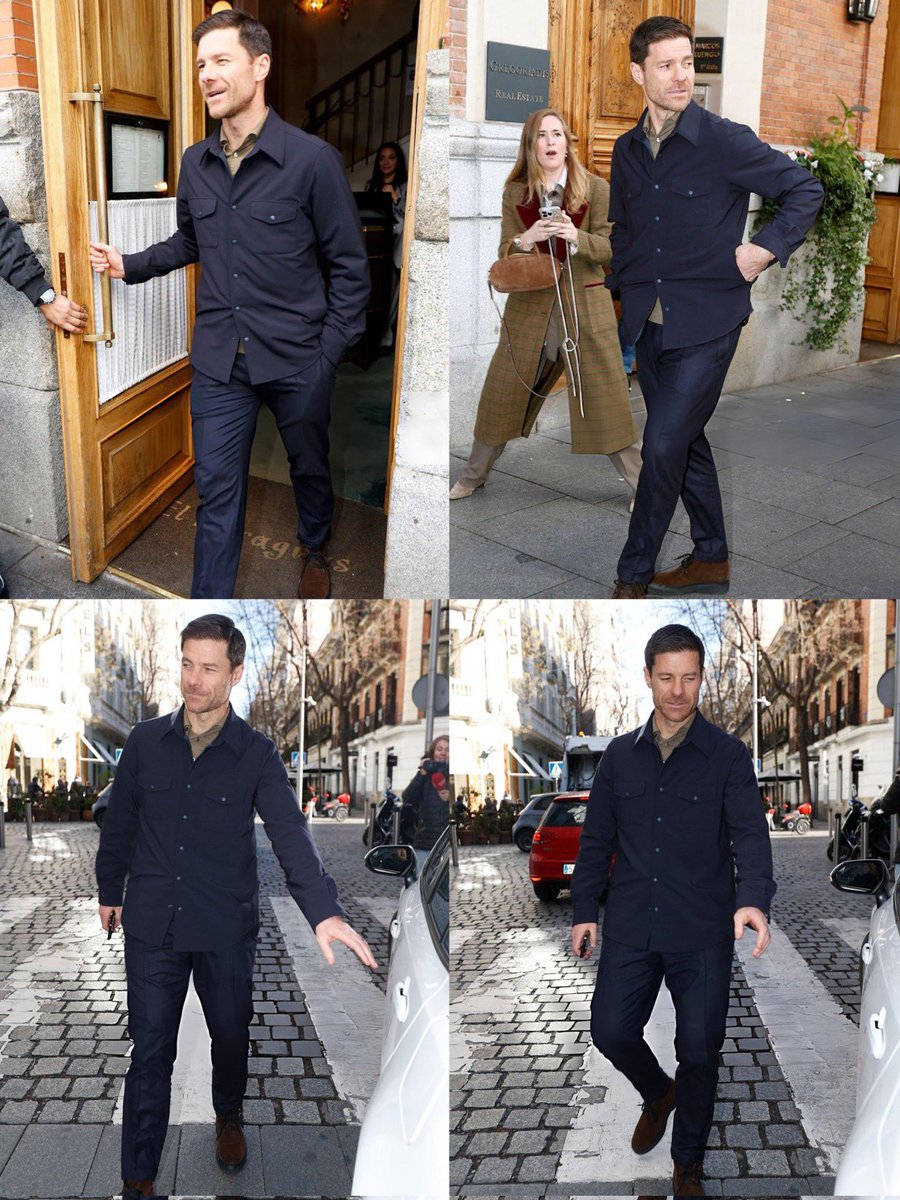 the_marcoliboy's tweet image. Xabi Alonso walking with a smile in Madrid today