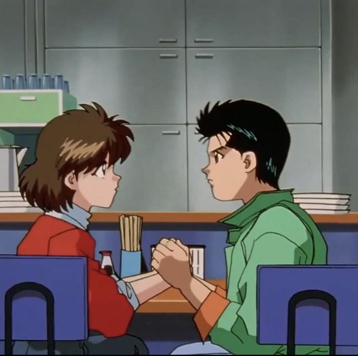 bakerjoe482's tweet image. Yusuke x Keiko is one of best shonen ships because togashi chose the childhood friends to lovers trope for them