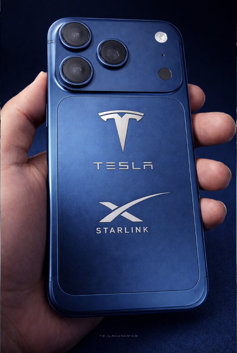 Teslaconomics's tweet image. Just curious… would you buy a Tesla phone powered by Starlink connectivity with Grok’s operating system if Elon made one? 

Y/N