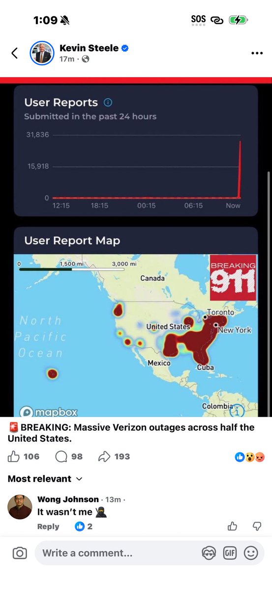Lawless_1's tweet photo. @VerizonNews @VerizonSupport “Some customers” https://t.co/7FYDGETnLg