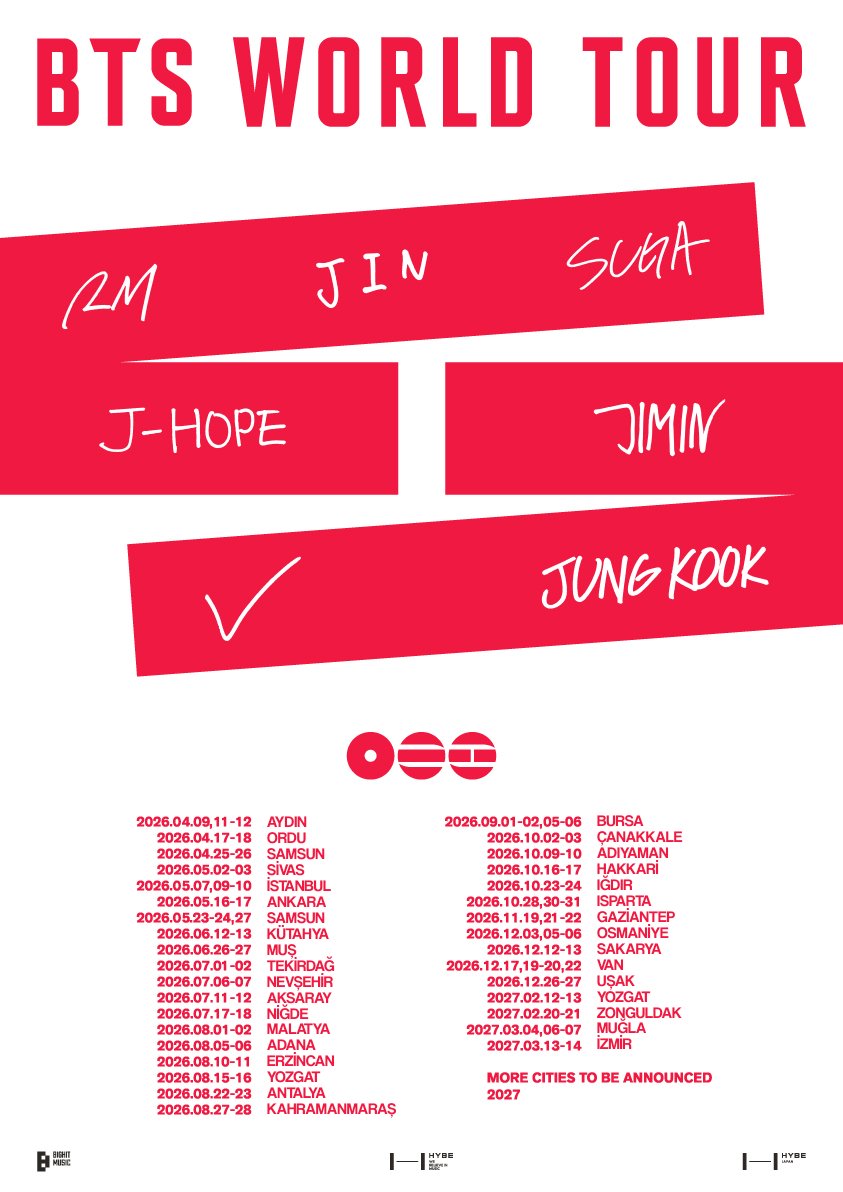 luwslia_'s tweet image. KIZLARRRRR ORJINAL TUR LISTESI YAYINLANMIS😭😭