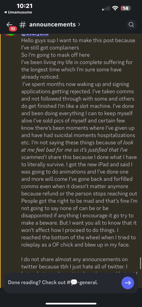 ThighFriendship's tweet image. @MILKCeo_  Is a Scammer .She will take your money upfront, Ghost/ignore you and then if you try to ask for your money back she blocks you. Beyond unprofessional easily the worst Artist ive had the displeasure of having to "work with" and should be avoided!
imgchest.com/p/ljyqkj39oy2