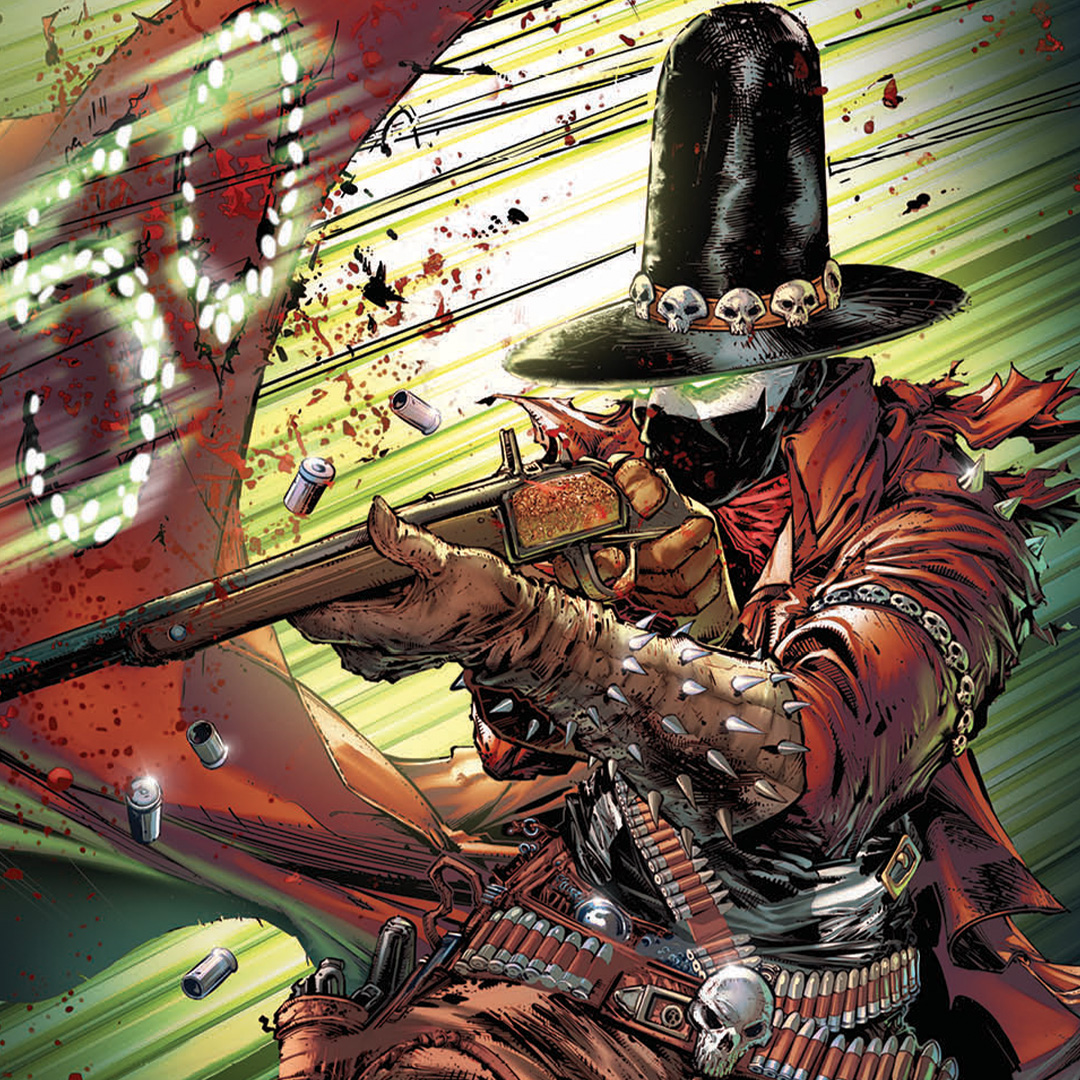 Todd_McFarlane's tweet image. GUNSLINGER #50 is on shelves TODAY! 🚨
Which cover are YOU picking up?
TODD.

Cover A Artist and Writer: @Todd_McFarlane
Cover A Colorist: Ivan Nunes
Artist/Inker: @carlobarberi and @stephensegovia
Colorist: Ivan Nunes
Letterer: Tom Orzechowski

#gunslingerspawn #spawn #comics…