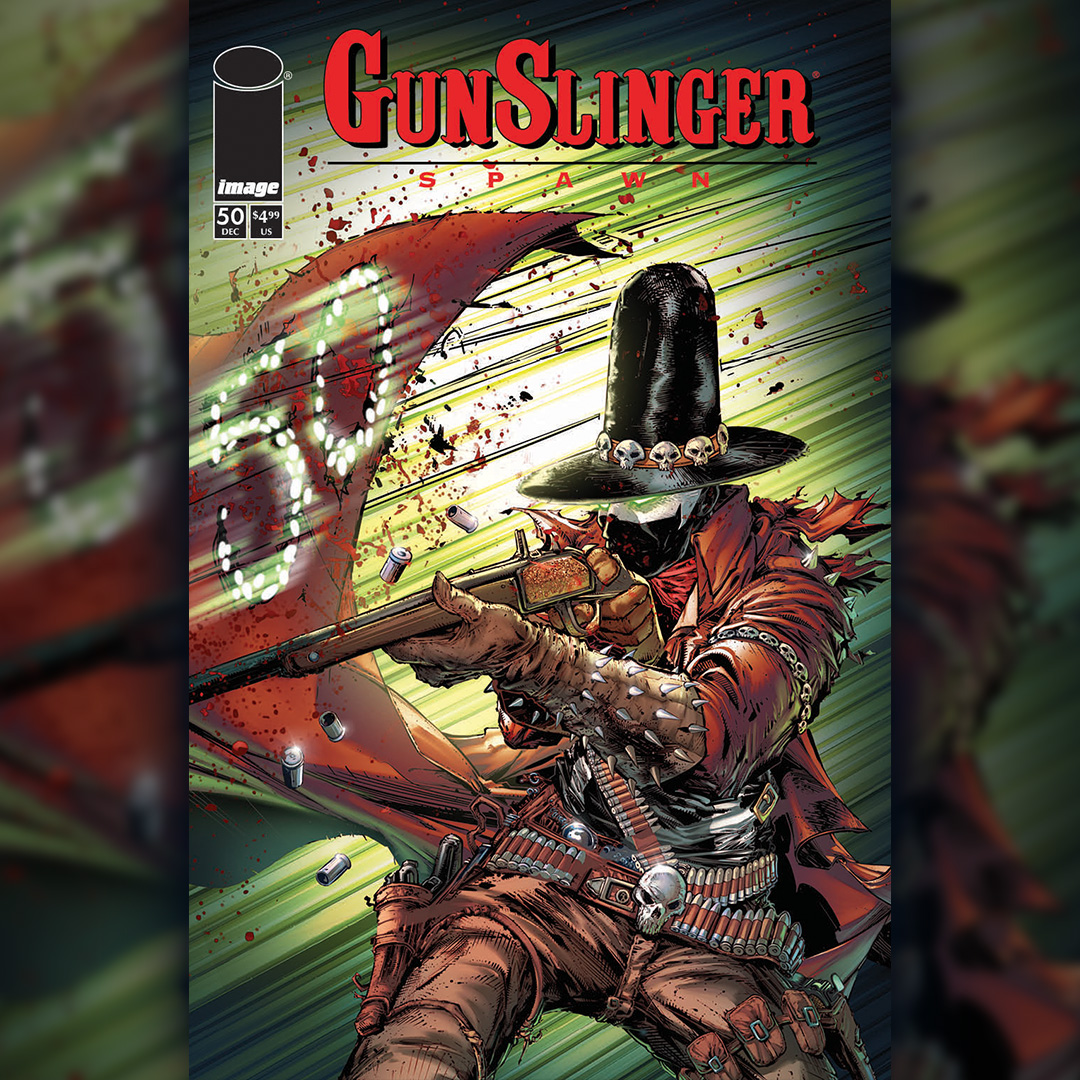 Todd_McFarlane's tweet image. GUNSLINGER #50 is on shelves TODAY! 🚨
Which cover are YOU picking up?
TODD.

Cover A Artist and Writer: @Todd_McFarlane
Cover A Colorist: Ivan Nunes
Artist/Inker: @carlobarberi and @stephensegovia
Colorist: Ivan Nunes
Letterer: Tom Orzechowski

#gunslingerspawn #spawn #comics…